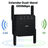 Range Extender WiFi HASEPE, Amplificator Wireless 1200 m², Suporta 80 Dispozitive, 4 Antene Puternice, Port Ethernet, Semnal Stabil, Instalare WPS Rapida, Compatibil Universal - HASEPE