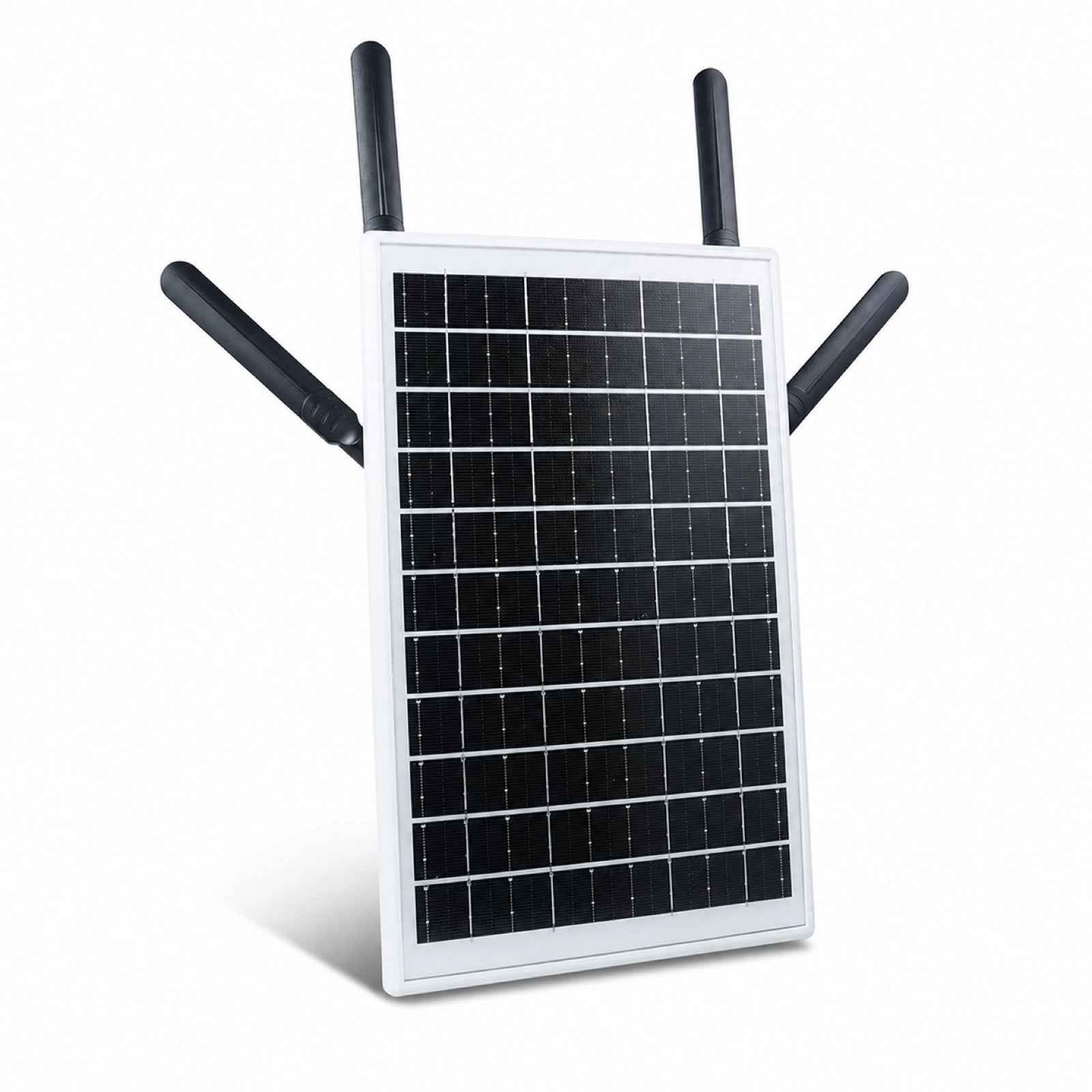 Router Wireless HASEPE® 4G LTE Wi-Fi 6 Solar, Router 4G cu Slot Nano-SIM, 300 Mbps, 2.4 GHz, Baterie 18000 mAh, IP66