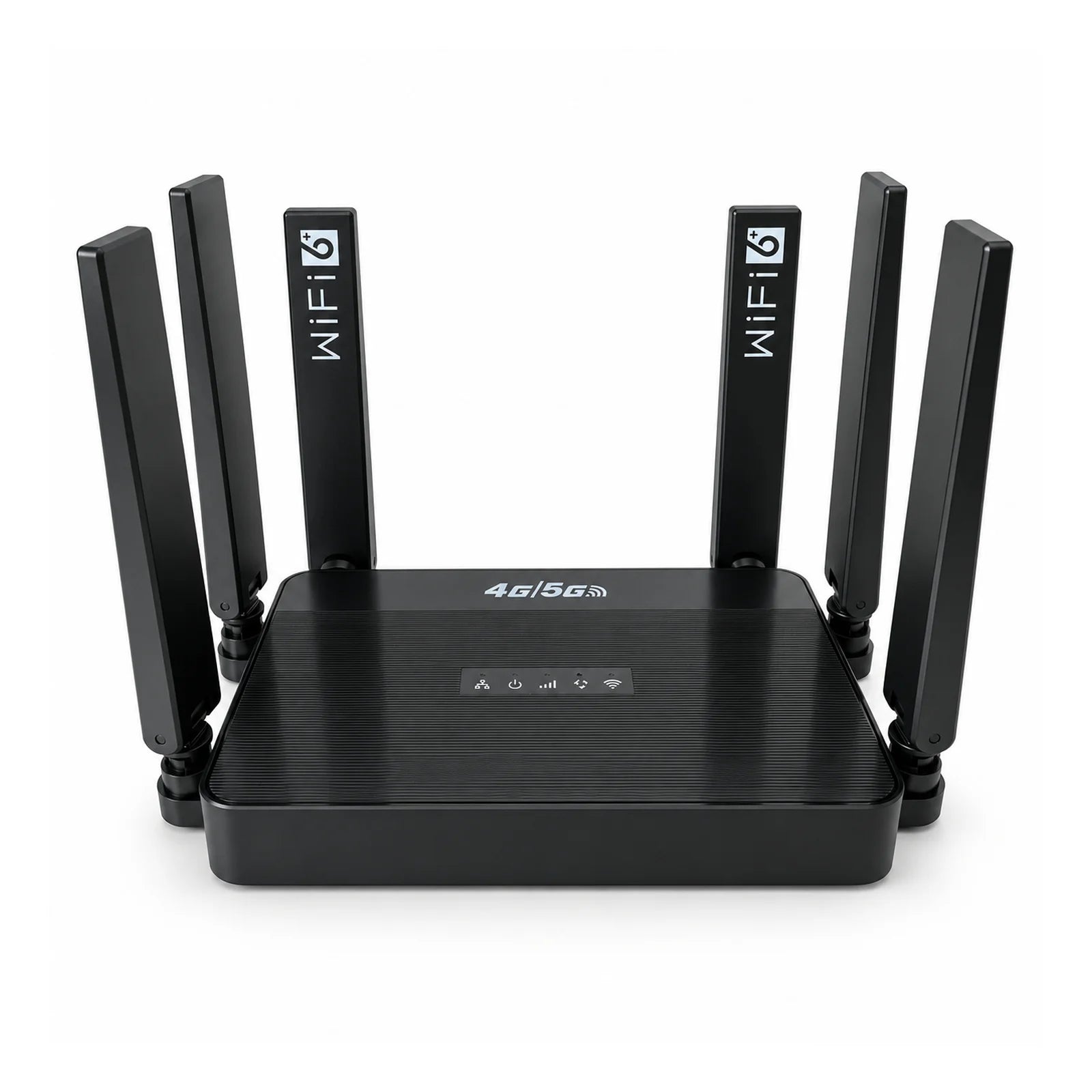 Router Wireless HASEPE® Router 4G LTE Cu Slot SIM, 300 Mbps, 2.4 GHz, 6 Antene, Baterie 5000 mAh