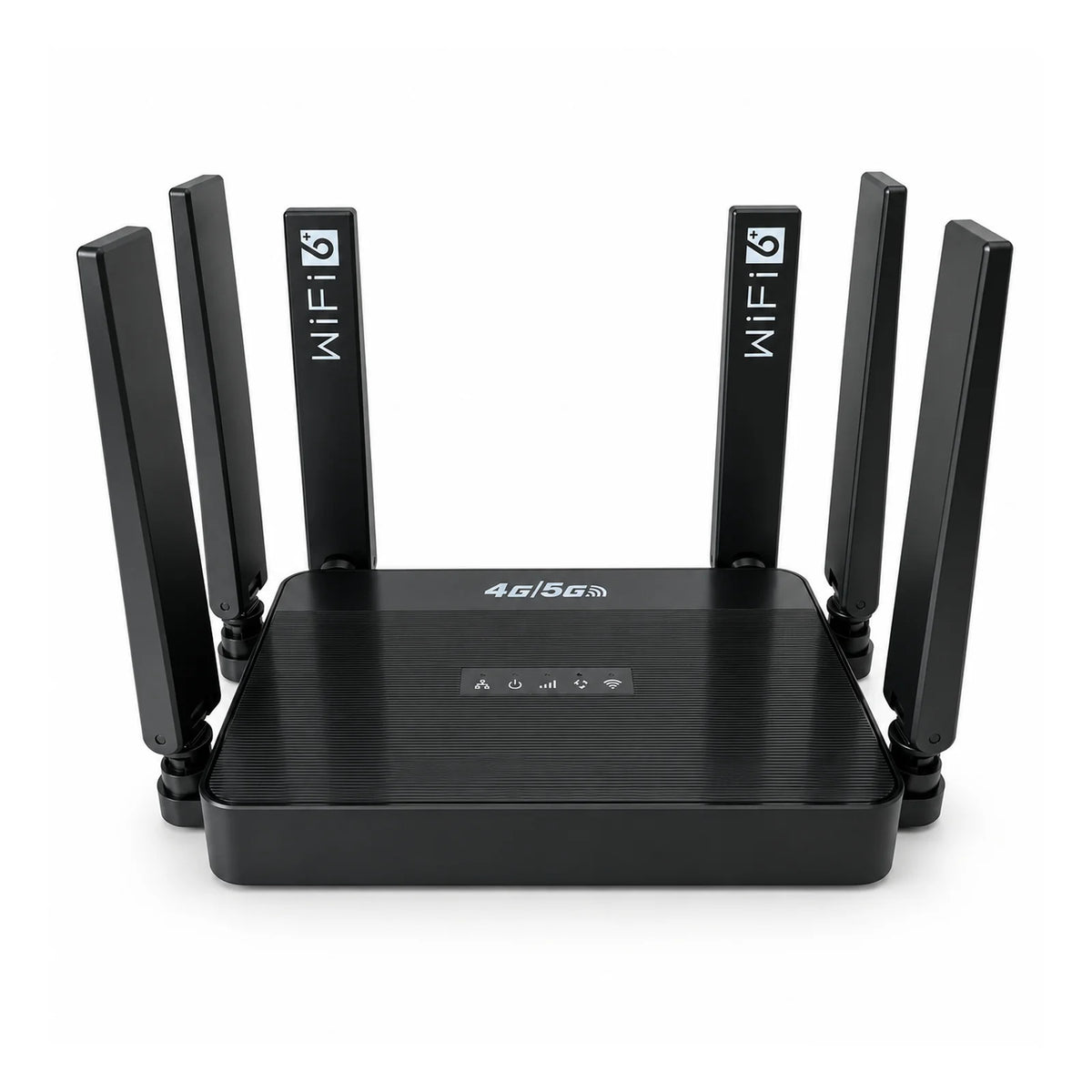 Router Wireless HASEPE® Router 4G LTE Cu Slot SIM, 300 Mbps, 2.4 GHz, 6 Antene, Baterie 5000 mAh