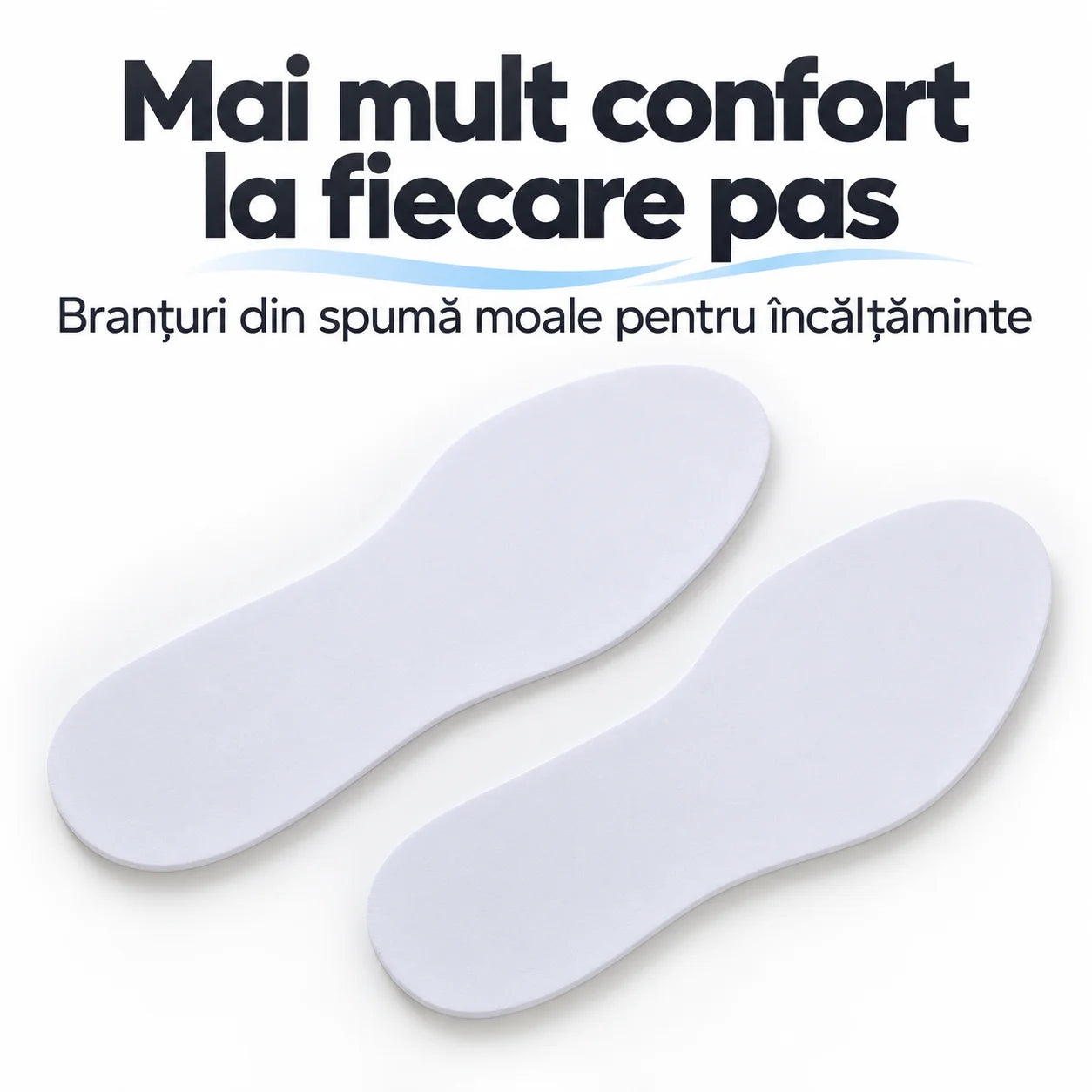 Branturi Ortopedice HASEPE®, Spuma cu Memorie, Marime Ajustabila 36-45, Amortizare Socuri