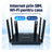Router Wireless HASEPE®, Router 4G LTE Cu Slot SIM, 300 Mbps, 2.4 GHz, 6 Antene, 3 Porturi LAN + 1 WAN