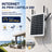 Router Wireless HASEPE® 4G LTE Wi-Fi 6 Solar, Router 4G cu Slot Nano-SIM, 300 Mbps, 2.4 GHz, Baterie 18000 mAh, IP66
