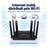 Router Wireless HASEPE®, Router 4G LTE Cu Slot SIM, 300 Mbps, 2.4 GHz, 6 Antene, 3 Porturi LAN + 1 WAN