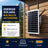 Router Wireless HASEPE® 4G LTE Wi-Fi 6 Solar, Router 4G cu Slot Nano-SIM, 300 Mbps, 2.4 GHz, Baterie 18000 mAh, IP66