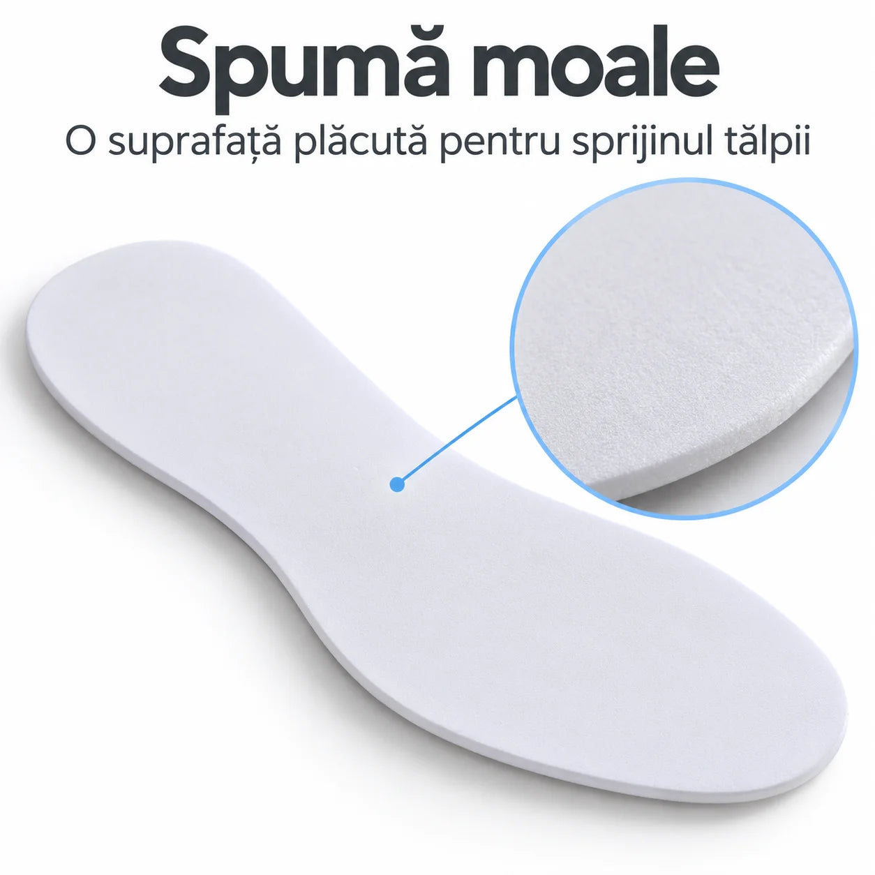 Branturi Ortopedice HASEPE®, Spuma cu Memorie, Marime Ajustabila 36-45, Amortizare Socuri