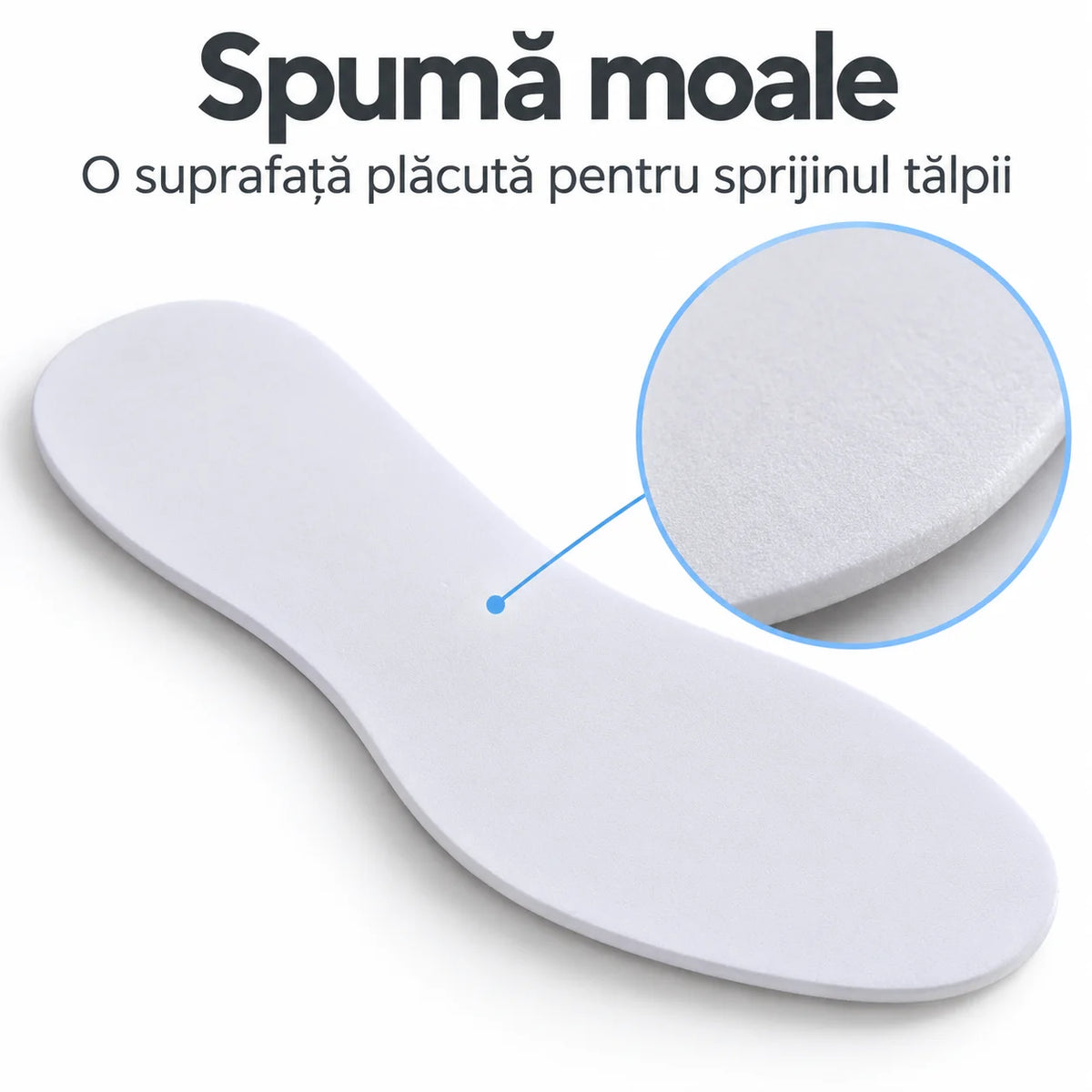 Branturi Ortopedice HASEPE®, Spuma cu Memorie, Marime Ajustabila 36-45, Amortizare Socuri