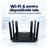 Router Wireless HASEPE®, Router 4G LTE Cu Slot SIM, 300 Mbps, 2.4 GHz, 6 Antene, 3 Porturi LAN + 1 WAN
