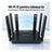 Router Wireless HASEPE® Router 4G LTE Cu Slot SIM, 300 Mbps, 2.4 GHz, 6 Antene, Baterie 5000 mAh
