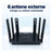 Router Wireless HASEPE®, Router 4G LTE Cu Slot SIM, 300 Mbps, 2.4 GHz, 6 Antene, 3 Porturi LAN + 1 WAN