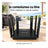 Router Wireless HASEPE® Router 4G LTE Cu Slot SIM, 300 Mbps, 2.4 GHz, 6 Antene, Baterie 5000 mAh