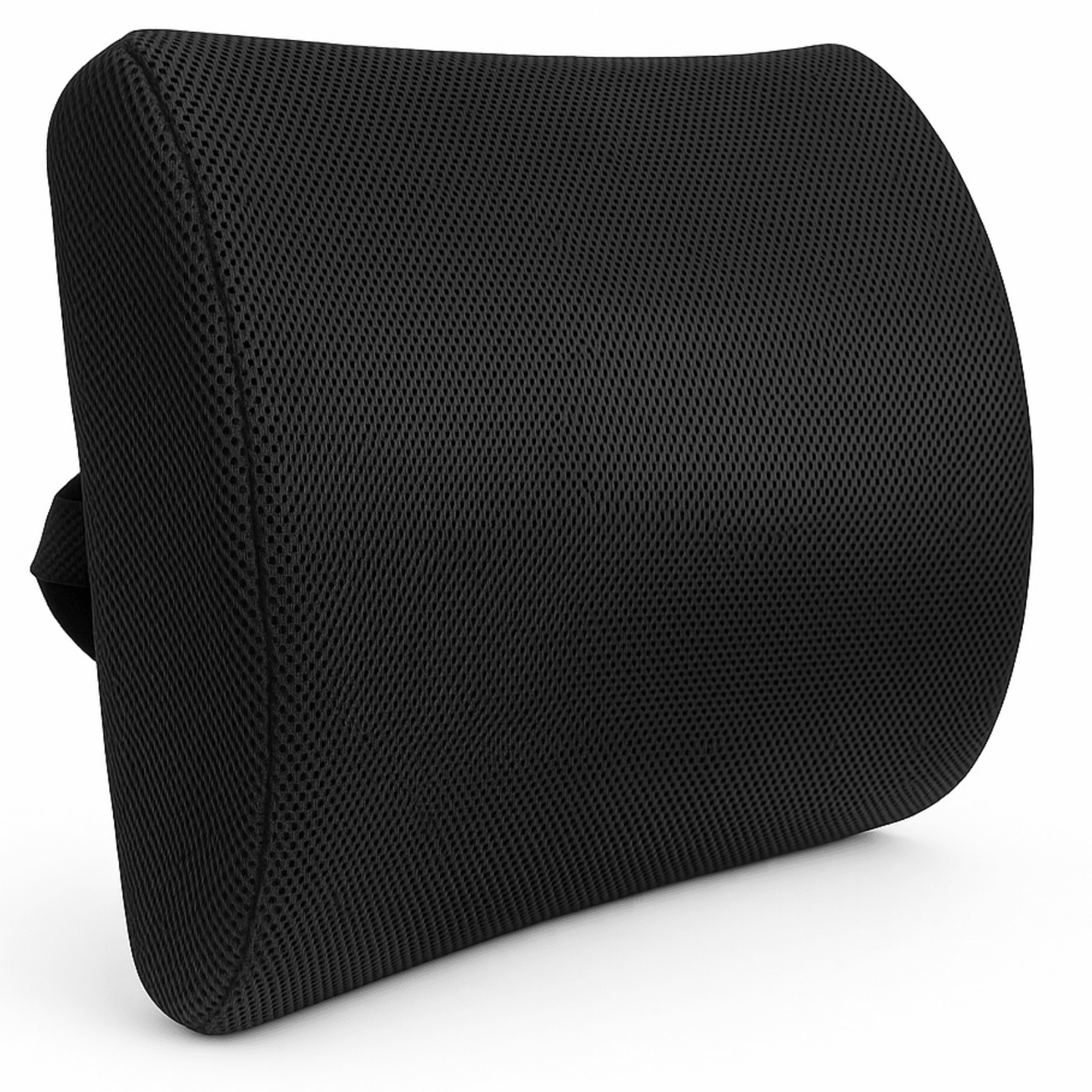 Pernă lombară ortopedică cu spumă memorie HASEPE, suport ergonomic spate, curea reglabila, husă respirabilă, pentru birou, scaun auto și acasă - HASEPE
