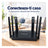 Router Wireless HASEPE®, Router 4G LTE Cu Slot SIM, 300 Mbps, 2.4 GHz, 6 Antene, 3 Porturi LAN + 1 WAN