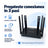 Router Wireless HASEPE®, Router 4G LTE Cu Slot SIM, 300 Mbps, 2.4 GHz, 6 Antene, 3 Porturi LAN + 1 WAN