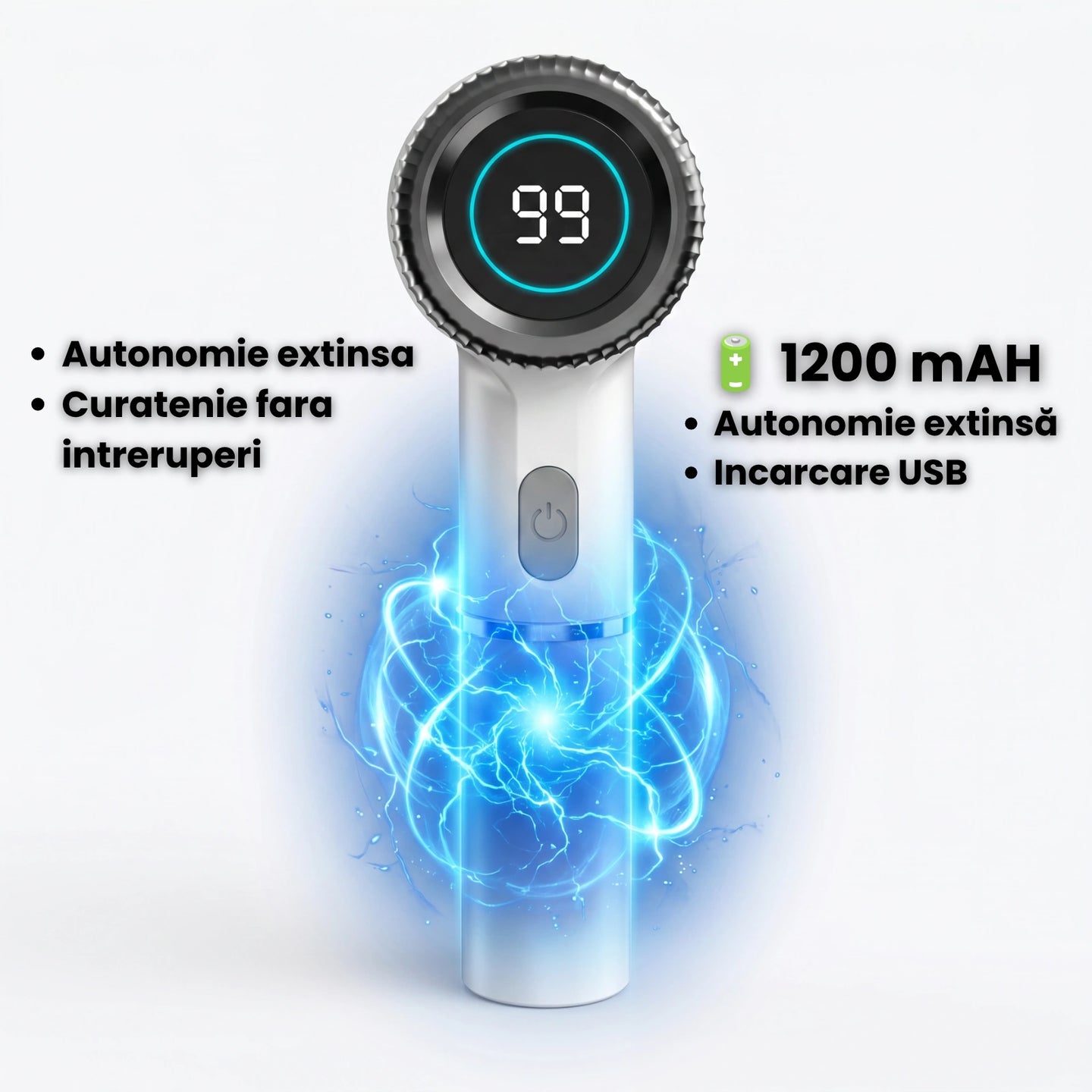 Perie Curatare Electrica HASEPE® Multifunctionala, Perie Electrica Curatare Cu 5 Capete