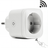 Priza Smart HASEPE WiFi 16A Cu Monitorizare Consum, Priza Inteligenta Pentru Casa Smart, Control Vocal Alexa Si Google Assistant, Programare Si Timer, Control De La Distanta, Priza WiFi Standard Europ - HASEPE