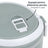 Caserola Termica HASEPE® Rotunda, 500 ml, Gri, Interior din Otel Inoxidabil