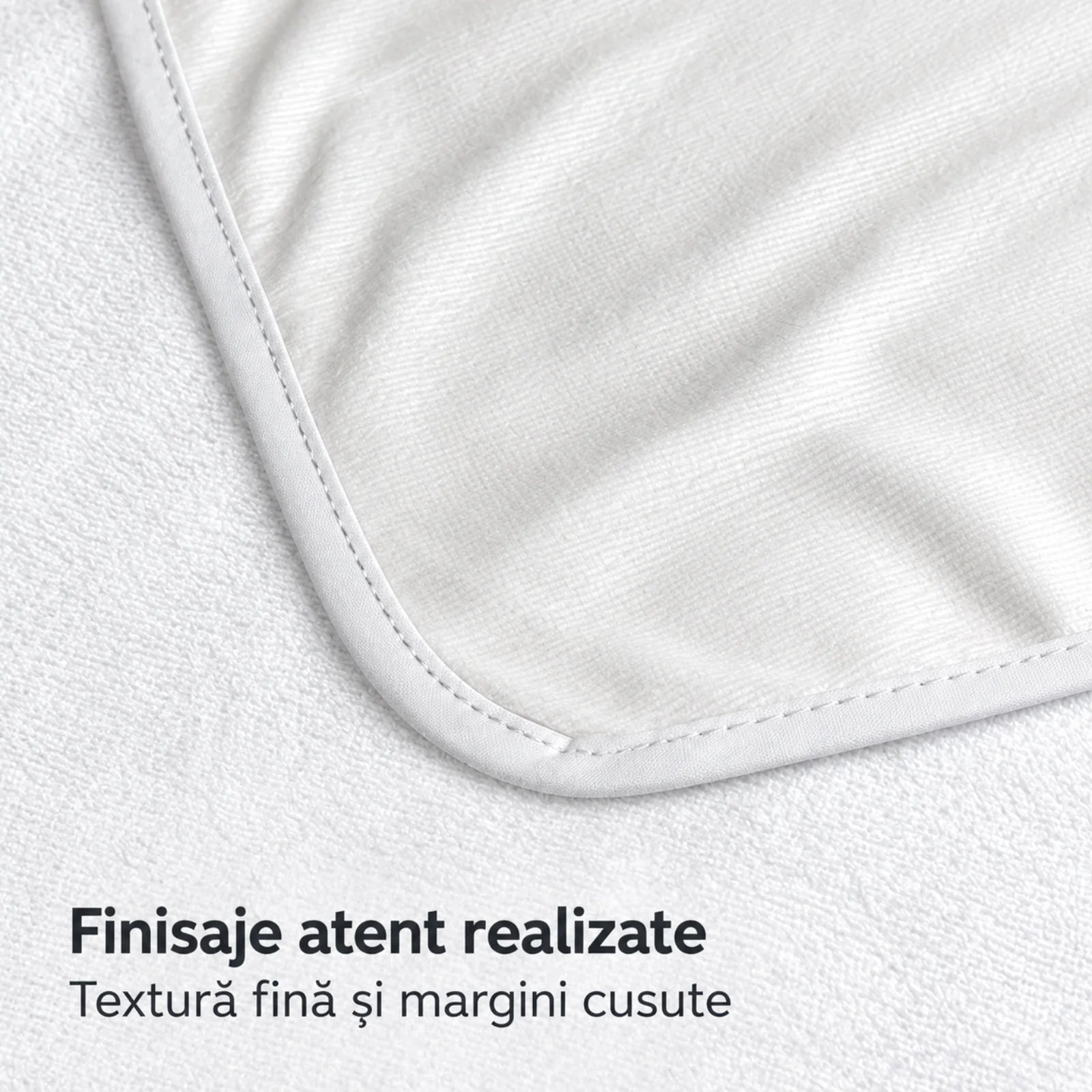 Protectie Saltea Hasepe® pentru Patut, 70x130 cm, Cearceaf Impermeabil Alb