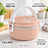 Caserola Termica HASEPE® Rotunda, 500 ml, Roz, Interior din Otel Inoxidabil