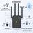 Range Extender WIFI HASEPE® 1200M Dual Band, Repeater WIFI Semnal, Amplificator WIFI Cu Acoperire Extinsa, Range Extender WIFI Cu Protectie, Repeater WIFI Casa Birou, Amplificator WIFI Stabil, Design - HASEPE