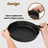 Tigaie rotunda din fonta HASEPE, compatibila cu inductie, cu manere duble si margini de scurgere, incalzire uniforma, durabila si usor de curatat, 26 x 5 cm - HASEPE
