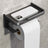 Suport Hartie Igienica HASEPE® Cu Raft Superior, Montaj Prin Lipire Sau Gaurire