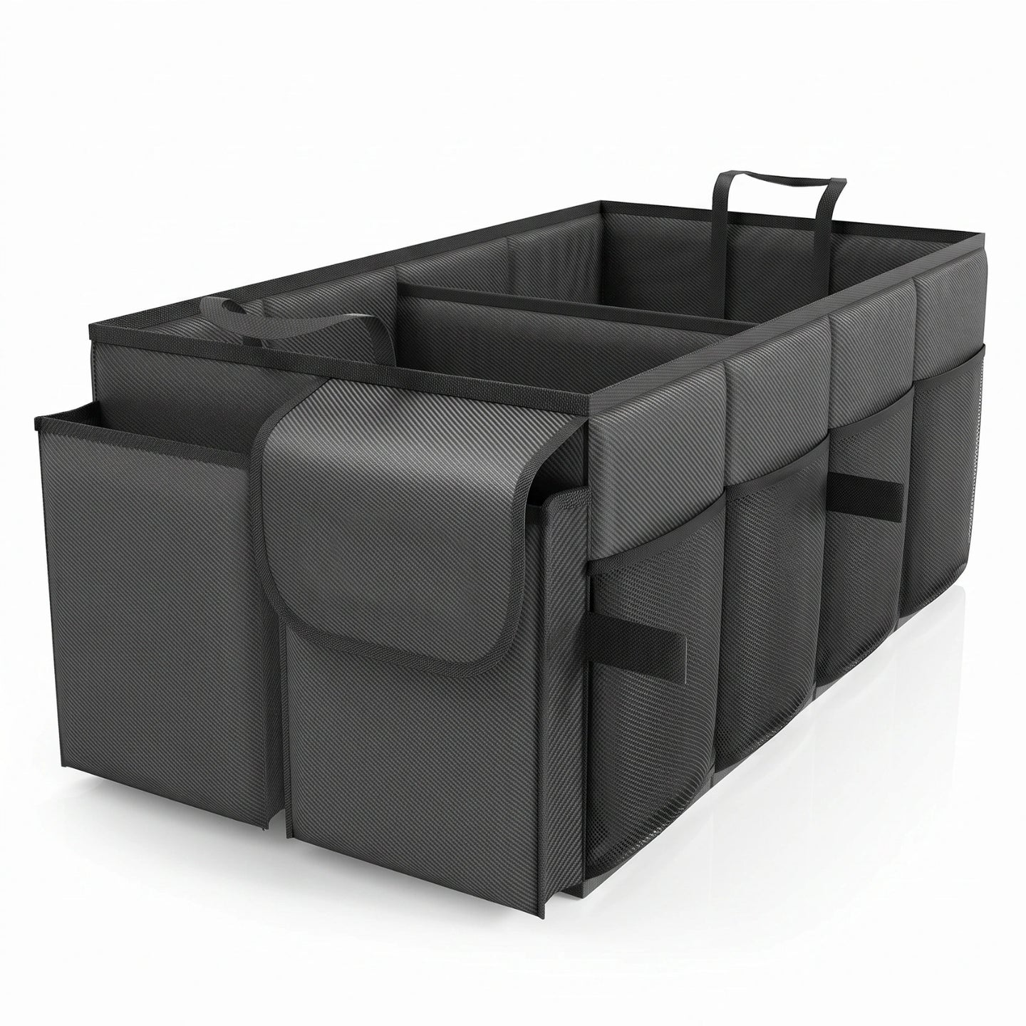 Organizator Portbagaj Auto 58L HASEPE, Pliabil, 3 Compartimente