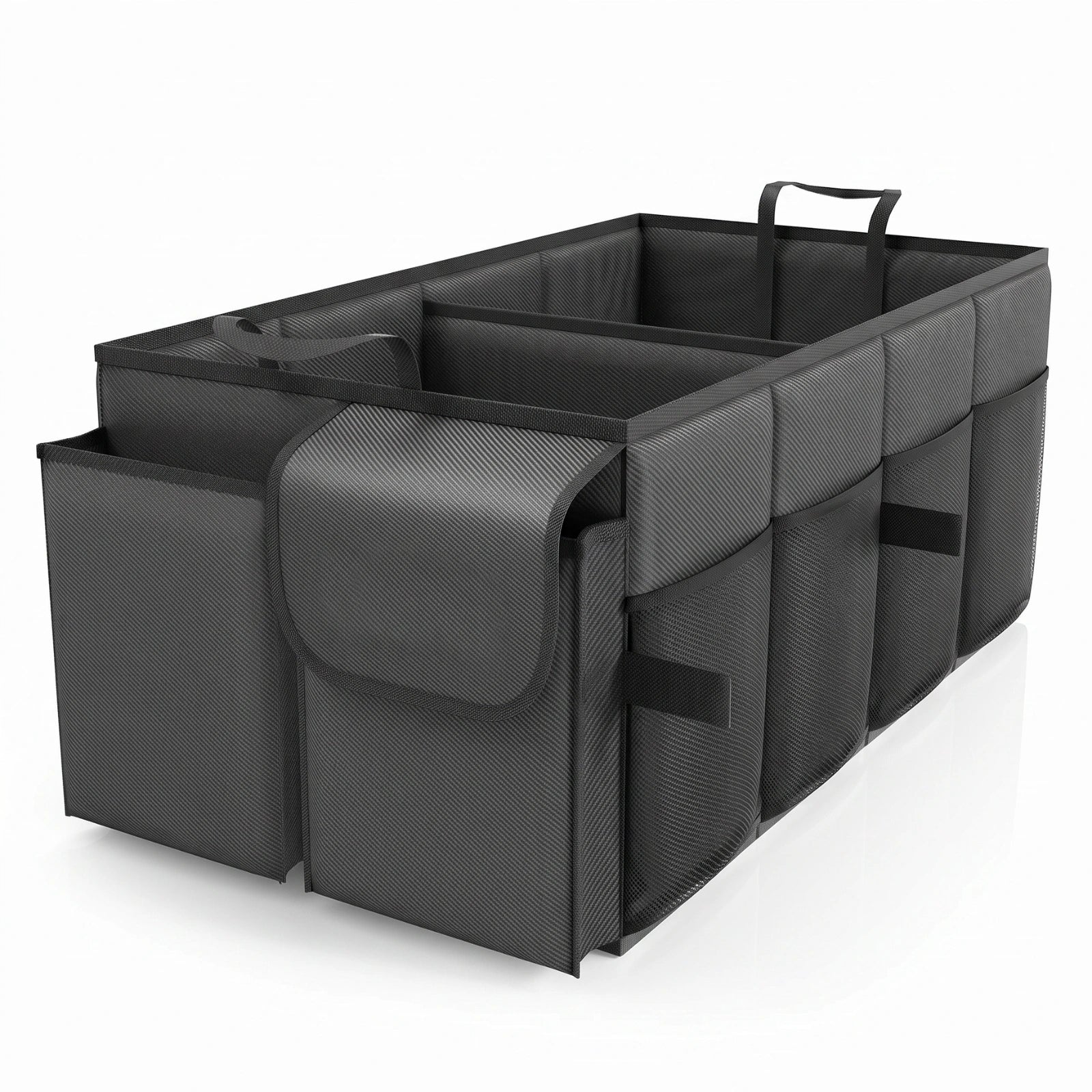 Organizator Portbagaj Auto 58L HASEPE, Pliabil, 3 Compartimente
