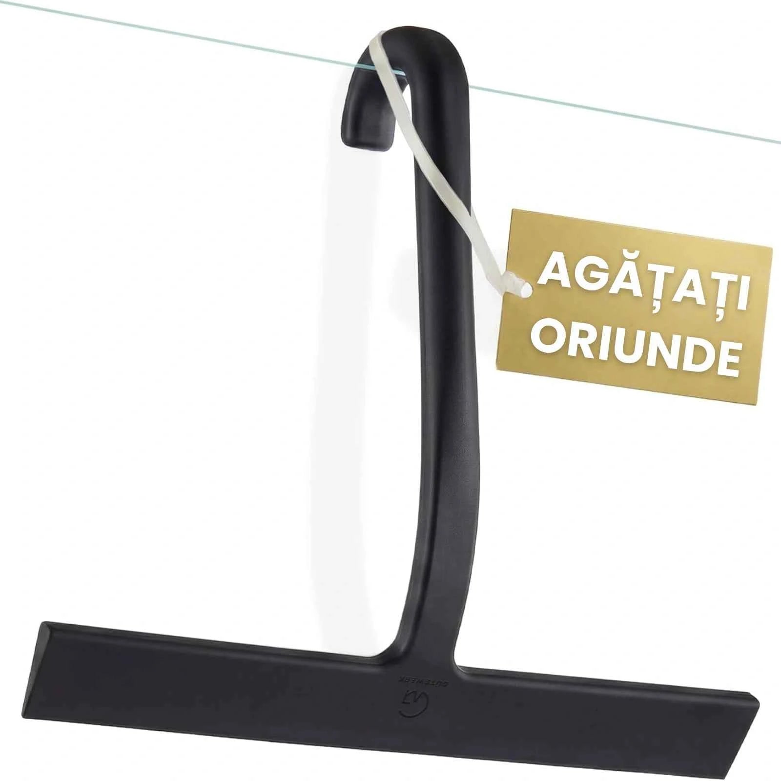 Stergator Geam HASEPE® Din Silicon, Racleta Geam Pentru Cabina Dus, Oglinzi, Faianta Si Ferestre