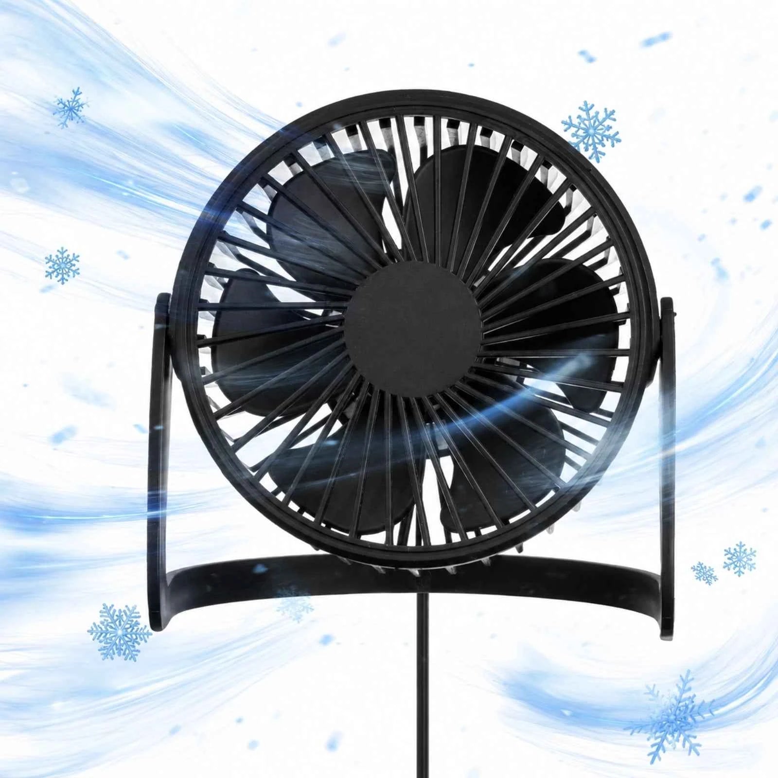 Ventilator De Birou HASEPE® USB Ø14 Cm, Ventilator De Masa Cu Inclinare Reglabila, Ventilator USB Portabil Pentru Birou