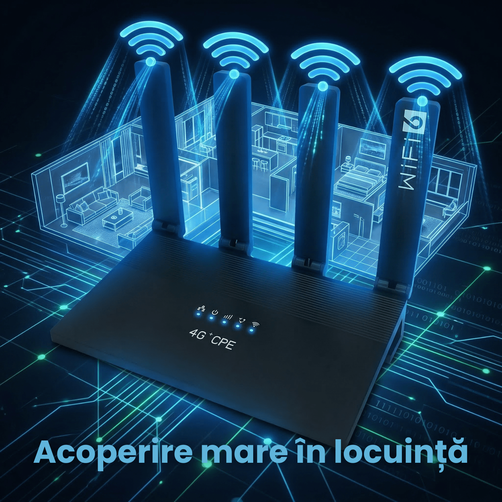 Router Wireless HASEPE 4G LTE WiFi 6, Router Wireless 4G CAT4 150Mbps Cu Slot SIM, Router Wireless Pentru Casa Si Birou, Router 4G Cu Antena Interna 2.4GHz, Router Wireless 4G Plug And Play, Router Wi - HASEPE