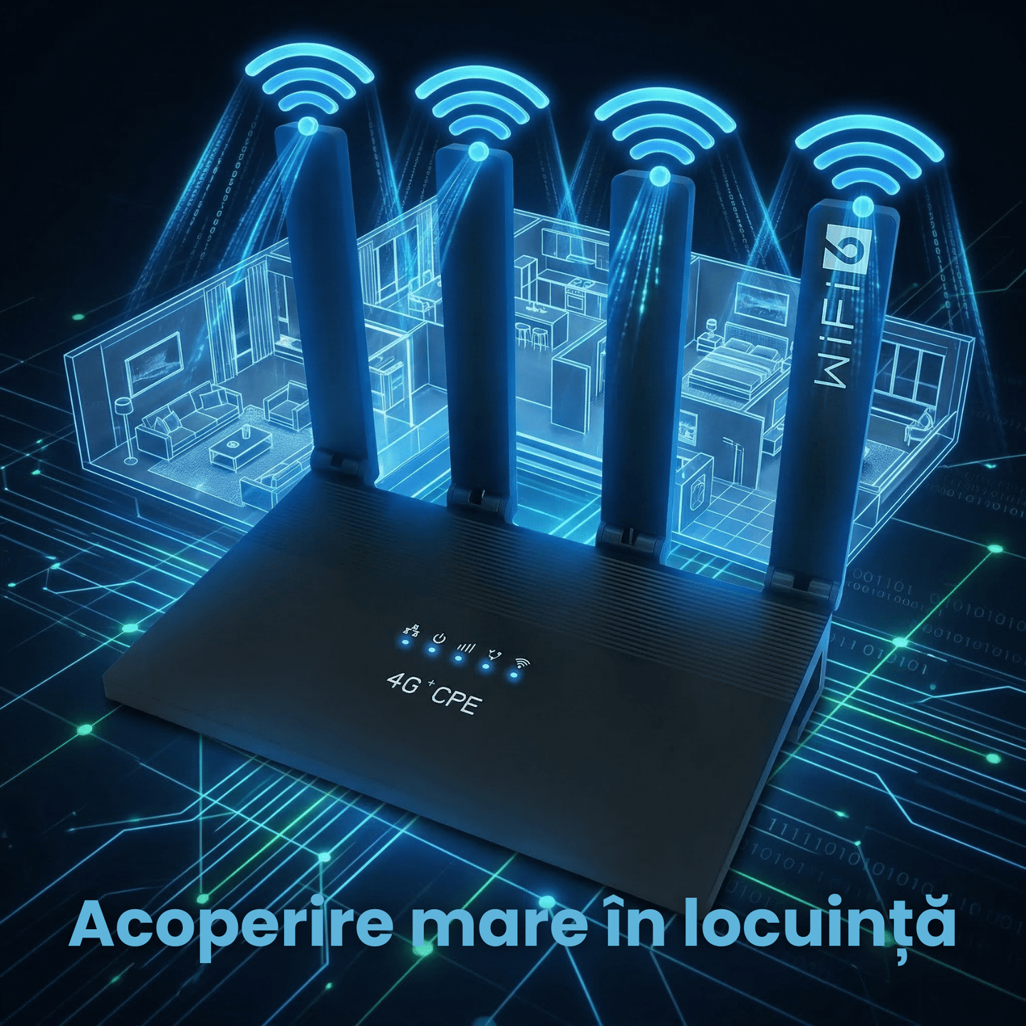 Router Wireless HASEPE 4G LTE WiFi 6, Router Wireless 4G CAT4 150Mbps Cu Slot SIM, Router Wireless Pentru Casa Si Birou, Router 4G Cu Antena Interna 2.4GHz, Router Wireless 4G Plug And Play, Router Wi - HASEPE