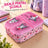 Cutie alimentara HASEPE®, 790 ml, 3 compartimente, caserola copii roz, cutie alimentara pentru scoala si after school
