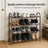Dulap Pantofi HASEPE® Cu 4 Rafturi Metalice, Organizator Pantofi 61x28x64cm