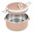 Caserola Termica HASEPE® Rotunda, 500 ml, Roz, Interior din Otel Inoxidabil