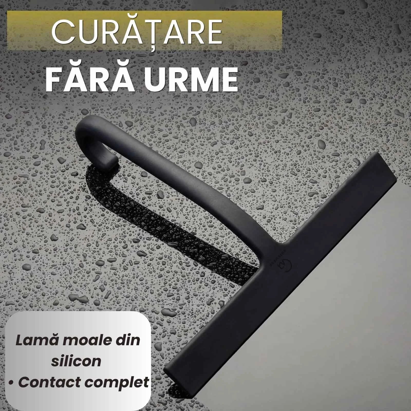 Stergator Geam HASEPE® Din Silicon, Racleta Geam Pentru Cabina Dus, Oglinzi, Faianta Si Ferestre