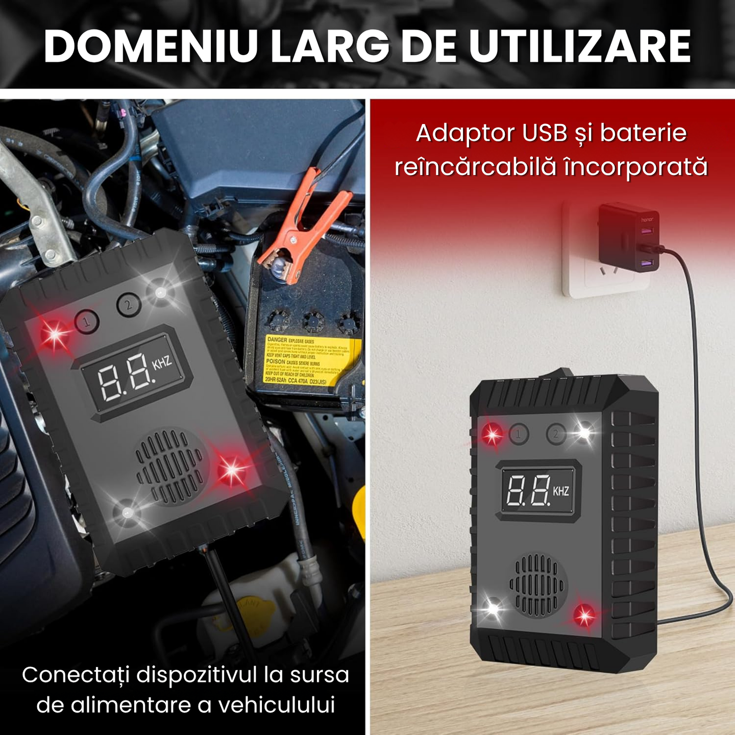 Aparat Anti Rozatoare Auto HASEPE, Anti Soareci si Sobolani, Protectie Motoare Masini si Garaje