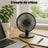 Ventilator USB HASEPE® De Masa, Ventilator Birou Negru Ø16.6 cm, Ventilator USB Cu 3 Trepte De Viteza