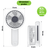 Ventilator portabil pliabil USB HASEPE, 3 viteze, rotire 180°, diametru 21 cm, autonomie 1,5–5 ore, compact si silentios, ideal pentru birou, plaja, calatorii, alb - HASEPE