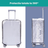 Husa Troler HASEPE, Protectie Valiza, Marimea L, 49x29x69 cm, Transparenta - HASEPE