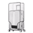 Husa Troler HASEPE, Protectie Valiza, Marimea M, 45x26x66 cm, Transparenta - HASEPE