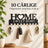 Cuier de perete HASEPE® metalic negru, 10 carlige, model Home Sweet Home, cuier perete pentru chei, 26x9,2x1,7 cm
