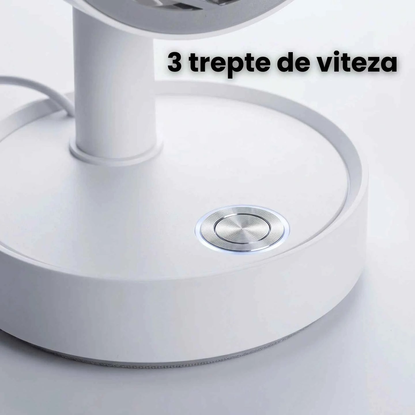 Ventilator USB HASEPE® De Birou 13 cm, Ventilator USB Cu 3 Trepte De Viteza, Ventilator Birou Silentios 4W