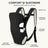 Marsupiu Bebe HASEPE® Ergonomic, Marsupiu Ergonomic Cu Sezut Antiderapant Intarit, Marsupiu Ergonomic 5+ Luni, Max 9 Kg, Negru