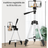 Trepied Foto Aluminiu Profesional HASEPE, cu Rotire 360 Grade si Inclinare 90 de Grade, Inaltime Ajustabila 35 - 102 cm, Nivela Inclusa, Usor de Utilizat pentru Camera, Telefon Mobil, Videoproiector, Ni - HASEPE