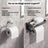 Suport Hartie Igienica HASEPE® Cu Raft Superior, Montaj Prin Lipire Sau Gaurire