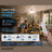 Ventilator HASEPE® Plafon Cu LED, Plafoniera Cu Ventilator E27, Ventilator Plafon 6 Palete, Telecomanda, 3 Trepte Viteza, Timer 2H/4H