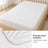 Protectie Saltea Hasepe® pentru Patut, 70x130 cm, Cearceaf Impermeabil Alb