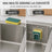 Suport Baie HASEPE® Autocolant Multifunctional din Otel Inoxidabil, Suport Burete 5x3x5 cm