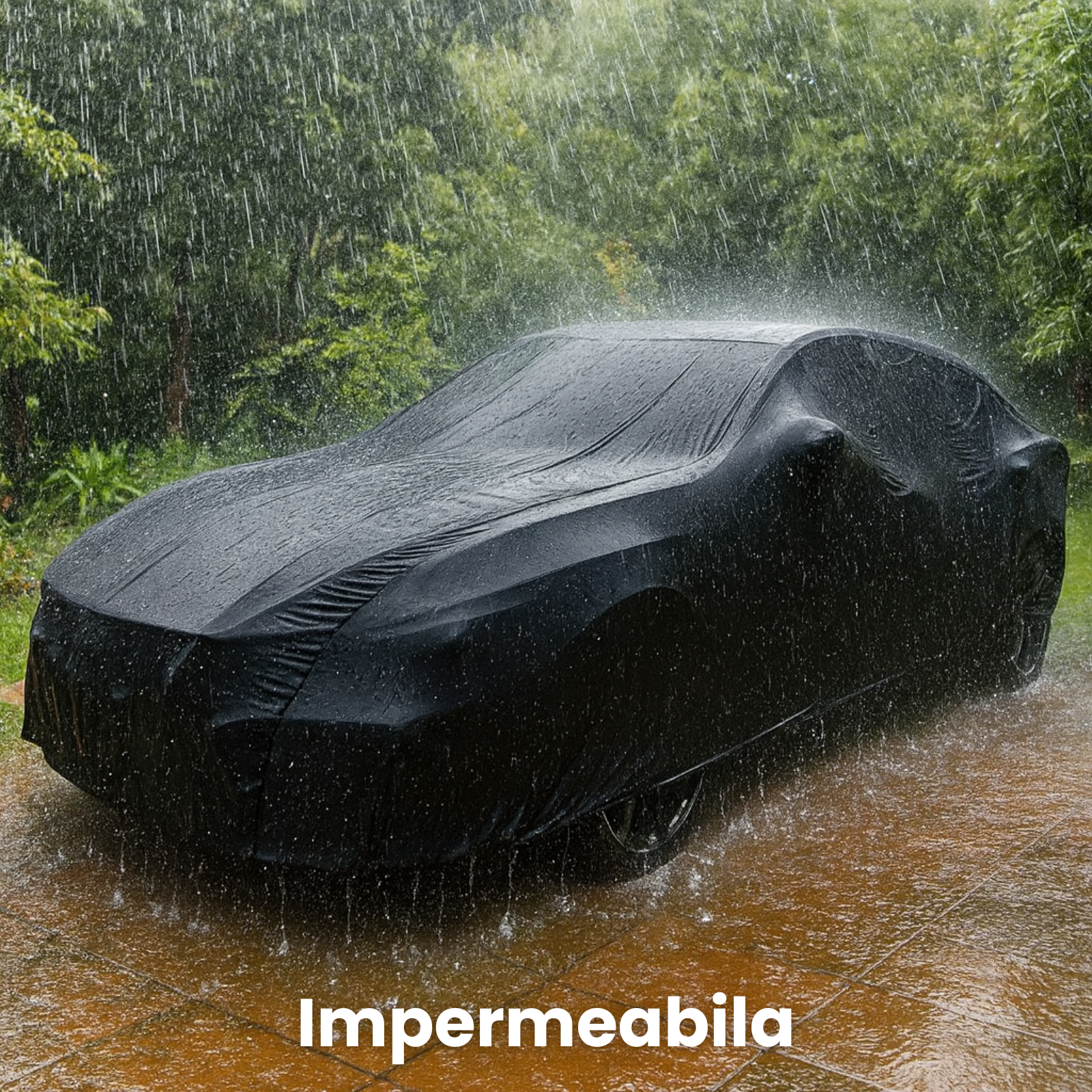 Prelata Auto Premium HASEPE, Toate Anotimpurile, Husa Protectie Completa, Ploaie, Anti Soare, Impermeabila, Accesorii Masina Huse Exterior, 534x178x132 cm